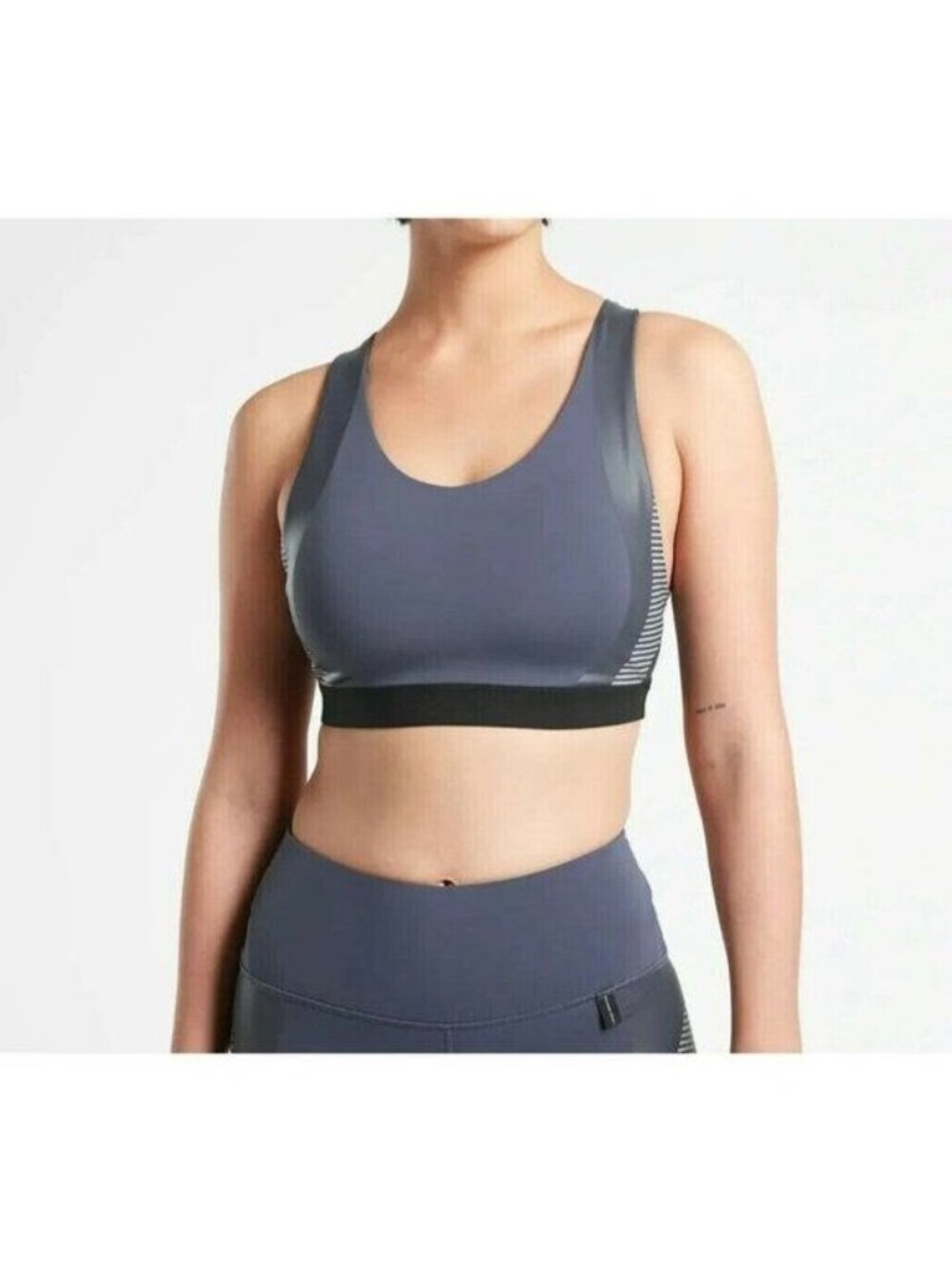 Athleta Allyson Felix Bra D-DD Medieval Violet/ Muted Lilac Womens XL NEW